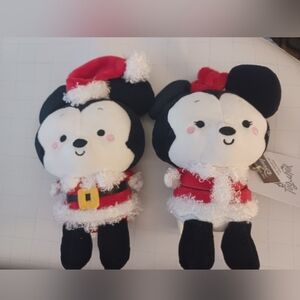 Hallmark Better Together Disney Christmas Mickey & Minnie Plush
